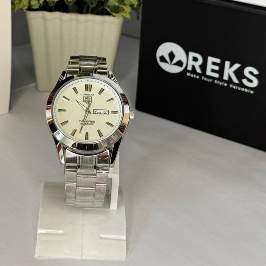 Caliber 5 -Reks New Luxury watch With Day & Date - 6 Months Official Warranty